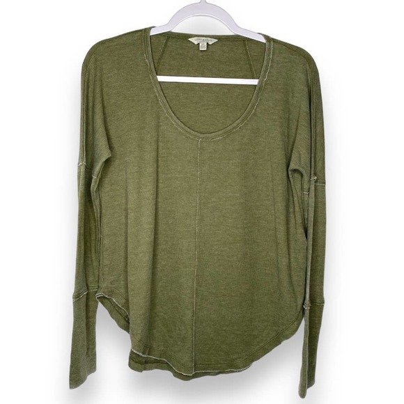 Lucky Brand Tops - Lucky Brand Green Thermal Long Sleeve Shirt Size Small